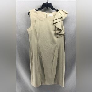 CALVIN KLEIN Sleeveless Sheath Dress Sz 14